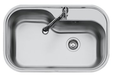 LAVELLO TORNADO 1V SOTTOTOP INOX - 1679860