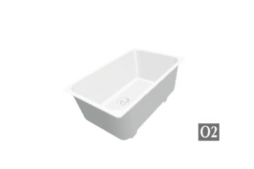 VASCHETTA POLIPROP. WHT P/3293 - 8153100