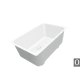 VASCHETTA POLIPROP. WHT P/3293 - 8153100 2