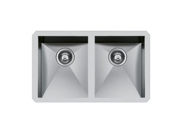 Foster Quadra 80.2V.ST Lavello sottopiano Rettangolare Acciaio inox
