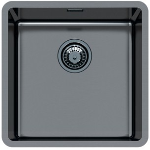 Foster KE.1V.40x40.ST.Gunmetal Lavello sottopiano Quadrato Acciaio inox