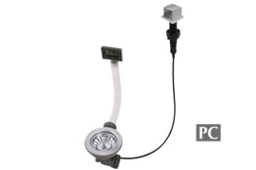 Foster 8407 103 accessorio idraulico per lavandino Nero, Grigio, Bianco