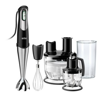 Braun MultiQuick 7 MQ 785 Patisserie Plus 1,5 L Frullatore ad immersione 750 W Nero, Acciaio inox