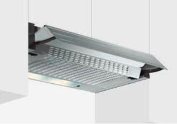 Glem Gas GHE60SI cappa aspirante Semintegrato (semincassato) Argento 171 m³/h
