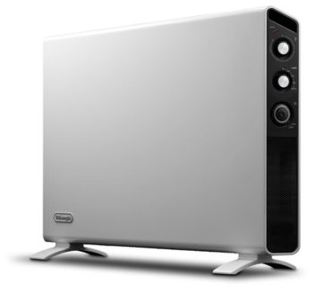 De’Longhi HCX3220FTS stufetta elettrica Nero, Bianco 2000 W Riscaldatore ambiente elettrico con ventilatore