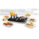 Unold 58175 piano cottura Nero, Acciaio inox Superficie piana 60 cm Piano cottura a induzione 2 Fornello(i) 8