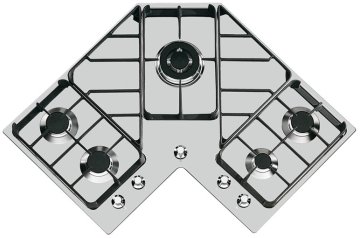 P. COTTURA.ANGOLARE 83X83 INOX - 7038052