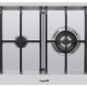 Foster GK.4F.line.SF Acciaio inox Da incasso Gas 4 Fornello(i) 2