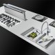 Foster GK.4F.line.SF Acciaio inox Da incasso Gas 4 Fornello(i) 4