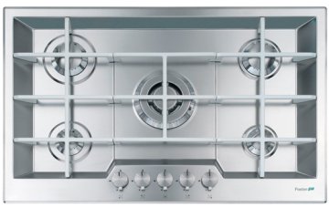 Foster KE 79.5Fwhite.SF Acciaio inox Da incasso Gas 5 Fornello(i)