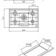 Foster KE 79.5Fwhite.SF Acciaio inox Da incasso Gas 5 Fornello(i) 3