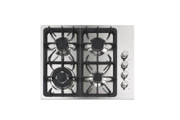 Foster Professionale.4F.FT Nero, Acciaio inox Da incasso Gas 4 Fornello(i)