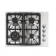 Foster Professionale.4F.FT Nero, Acciaio inox Da incasso Gas 4 Fornello(i) 2