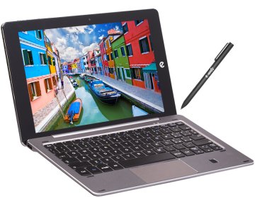 e-tab ET101FW/64A tablet 64 GB 25,6 cm (10.1") Intel Atom® 4 GB Wi-Fi 5 (802.11ac) Android 5.1 Nero, Argento