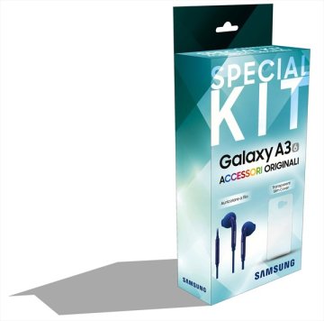 Samsung F-SPACKA3BLUE cuffia e auricolare Cablato In-ear Blu