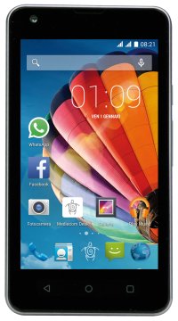Mediacom PhonePad Duo G415 10,2 cm (4") Doppia SIM Android 5.1 3G Micro-USB 0,512 GB 4 GB 1400 mAh Nero, Argento