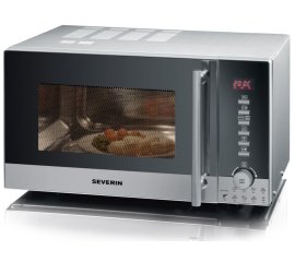 Severin MW 9722 forno a microonde Argento Superficie piana 20 L 800 W