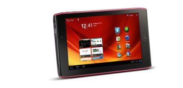 Acer Iconia A100 NVIDIA Tegra 8 GB 17,8 cm (7") 1 GB Wi-Fi 4 (802.11n) Android Nero, Rosso