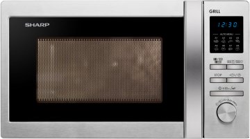 Sharp Home Appliances R-622STWE forno a microonde Superficie piana 20 L 800 W Acciaio inossidabile