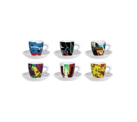Bialetti Y0TZ013 tazza Multicolore Universale 6 pz