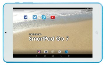 Mediacom SmartPad Go 7 8 GB 17,8 cm (7") 0,5 GB 802.11b Android 4.4 Blu, Bianco