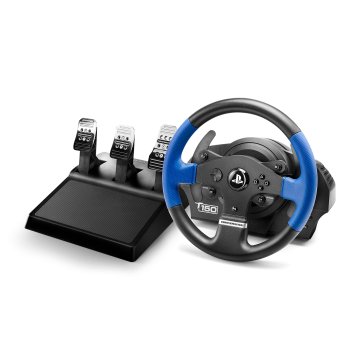 Thrustmaster T150 PRO ForceFeedback Nero, Blu USB Sterzo + Pedali PC, PlayStation 4, Playstation 3