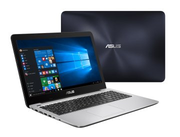 ASUS F556UV-XX185T laptop Intel® Core™ i7 i7-6500U Computer portatile 39,6 cm (15.6") HD 4 GB DDR4-SDRAM 500 GB HDD NVIDIA® GeForce® 920MX Wi-Fi 4 (802.11n) Windows 10 Home Blu, Argento