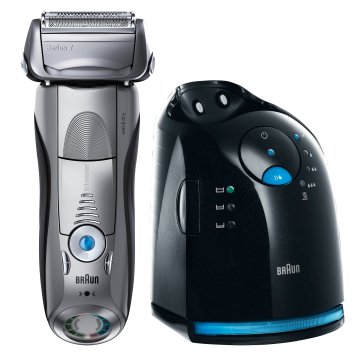 Braun Series 7 799cc-7 Wet&Dry Rasoio Trimmer Nero, Argento