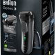 Braun 3050cc Rasoio Trimmer Nero 3