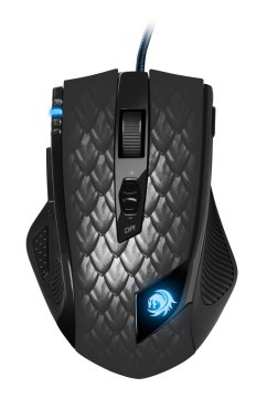 Sharkoon Drakonia Nero mouse Gaming Mano destra USB tipo A Laser 8200 DPI