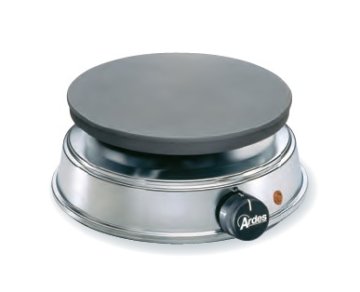 Ardes 053 Nero, Acciaio inox Superficie piana Piastra sigillata 1 Fornello(i)