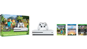 Microsoft Xbox One S + Minecraft 500 GB Wi-Fi Bianco