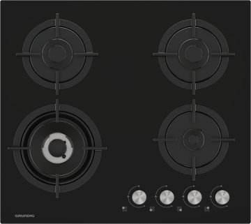 Grundig GIGT 6234120 Nero Da incasso Gas 4 Fornello(i)