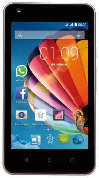 Mediacom PhonePad Duo G415 10,2 cm (4") Doppia SIM Android 5.1 3G Micro-USB 0,512 GB 4 GB 1400 mAh Nero, Oro
