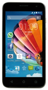 Mediacom PhonePad G450 11,4 cm (4.5") Doppia SIM Android 6.0 3G Micro-USB 0,512 GB 4 GB 1600 mAh Nero, Oro