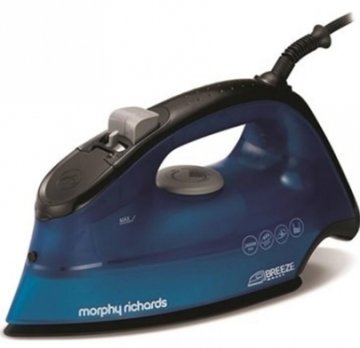 Morphy Richards 300261 ferro da stiro Ferro da stiro a secco e a vapore Piastra in Ceramica 2400 W Blu