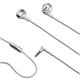 Celly NJOY35SV cuffia e auricolare Cablato In-ear Musica e Chiamate Argento 2