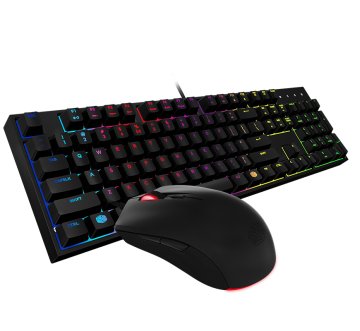 Cooler Master Gaming MasterKeys Lite L Combo RGB tastiera Mouse incluso USB Italiano Nero