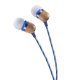 The House Of Marley Smile Jamaica Auricolare Cablato In-ear Musica e Chiamate Blu, Bianco 3
