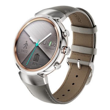 ASUS ZenWatch 3 WI503Q-2LBGE0002 3,53 cm (1.39") AMOLED Digitale 400 x 400 Pixel Touch screen Argento Wi-Fi