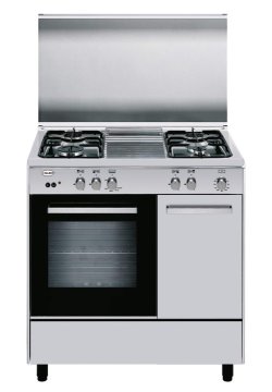 Glem Gas AER96MI3 cucina Cucina freestanding Elettrico Acciaio inox
