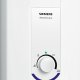 Siemens DE2124407M scaldabagno Verticale Senza serbatoio (istantaneo) Sistema per caldaia singola Blu, Bianco 3