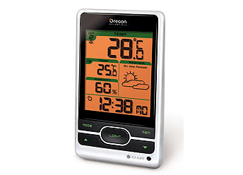 Oregon Scientific BAR206 stazione meteorologica digitale Nero, Argento LED Batteria