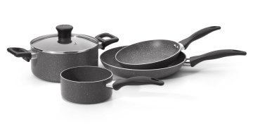Lagostina Mineral Chef Batteria 5 Pezzi