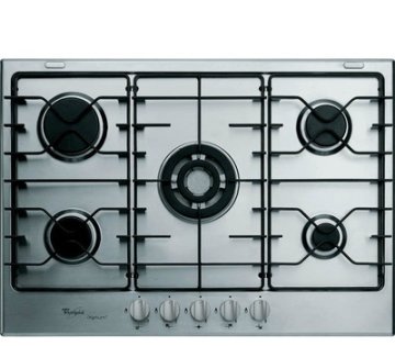 Whirlpool GMR 7541/IXL piano cottura Acciaio inox Da incasso Gas 5 Fornello(i)