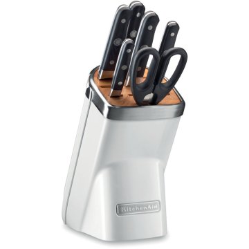 KitchenAid KKFMA07FP posata da cucina e set di coltelli 7 pz Set di coltelli/coltelleria con ceppo
