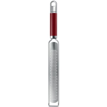 KitchenAid KGEM3114ER grattugia e spiralizzatore manuali Grattugia piatta Rosso, Acciaio inox