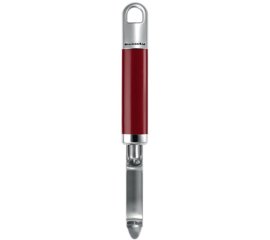 KitchenAid KGEM3112ER Frutta e ortaggi Pelapatate dritto Rosso, Acciaio inox