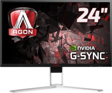 AOC AGON 1 AG241QG Monitor PC 61 cm (24") 2560 x 1440 Pixel Quad HD LED Nero, Rosso