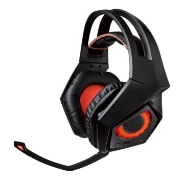 ASUS ROG Strix Wireless Auricolare Con cavo e senza cavo A Padiglione Giocare Nero, Arancione